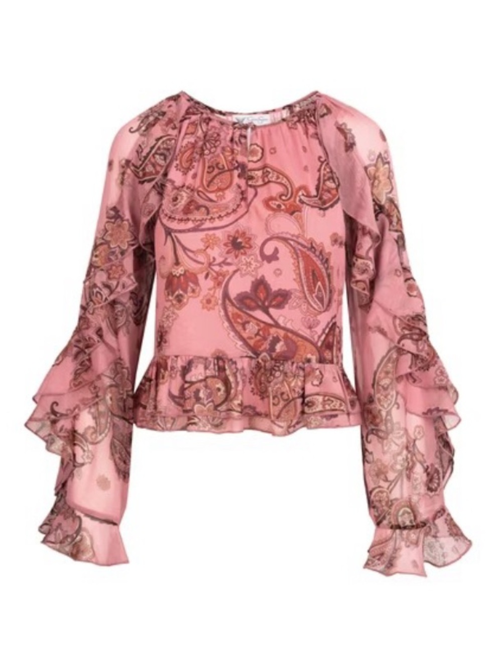 Jessica Simpson Women's Ella Ruffle Top